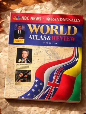 EUC Rand McNally World Atlas & Review - 1993 Edition